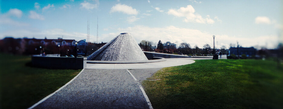 Public park in a city, Cal Anderson Park, Capitol Hill, Seattle, Washington State, USA.