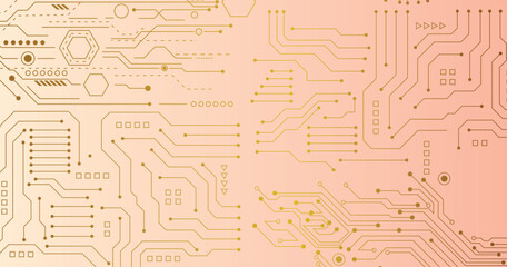 Abstract circuit board background or modern technology. Vector editable
