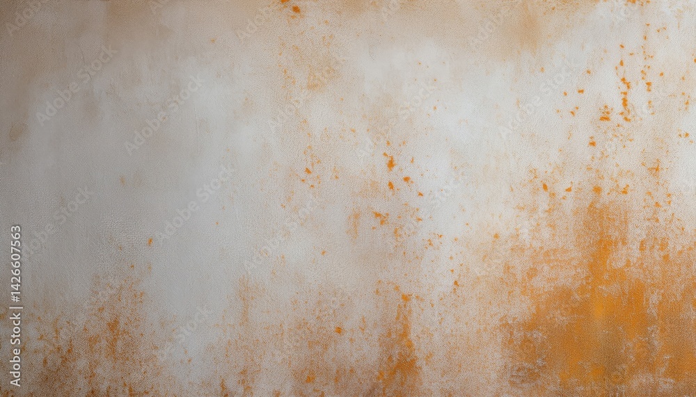 Poster rusty stained metal texture background with orange corrosion and rough patterns for industrial desig