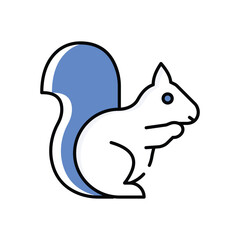 Squirrel  Vector icon