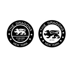 Obraz premium the dragons badge