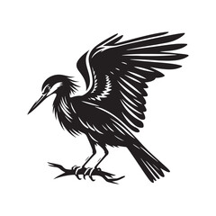 Minimalist Black Kite Silhouette - Black Kite Vector - Black Kite Illustration - Black and White Black Kite Design.
