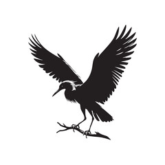 Obraz premium Minimalist Black Kite Silhouette - Black Kite Vector - Black Kite Illustration - Black and White Black Kite Design.