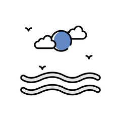 Sea Vector icon