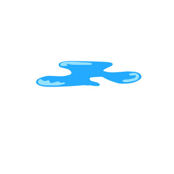 Cartoon Teardrop And Pudle