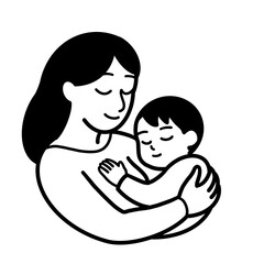 Love mother with a kid 