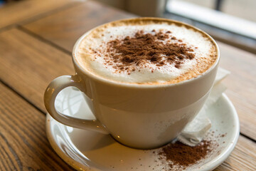 Fototapeta premium cup of cappuccino