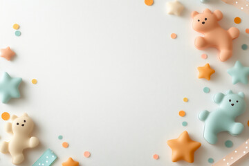playful animal-shaped confetti,