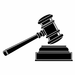 Modern Black Silhouette Vector Artwork