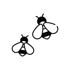 Honey Bee Vector icon