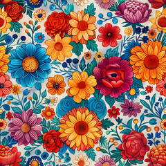 Ra&iacute;ces Florales: Tradici&oacute;n Mexicana en Color y Forma