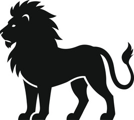 Lion isolated on transparent background