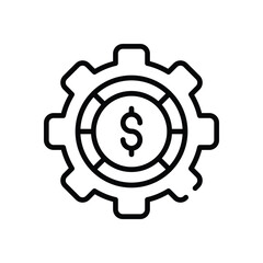 Financial Advisor Icon vector stock illustration