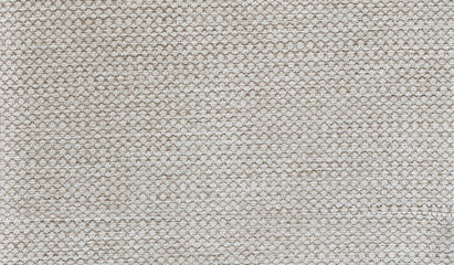 Textured white woven fabric background