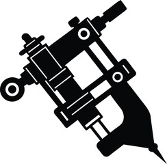 car engine isolated on white background