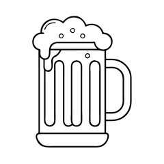 beer mug icon, beer mug vector illustration-simple illustration of beer mug, perfect for beer mug logos and icons