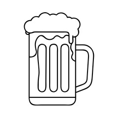 beer mug icon, beer mug vector illustration-simple illustration of beer mug, perfect for beer mug logos and icons