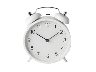White alarm clock, timepiece