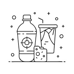 beverage icon, beverage vector illustration-simple illustration of beverage, perfect for beverage logos and icons