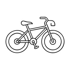 Fototapeta premium bicycle icon, bicycle vector illustration-simple illustration of bicycle, perfect for bicycle logos and icons