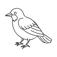 bird icon, bird vector illustration-simple illustration of bird, perfect for bird logos and icons