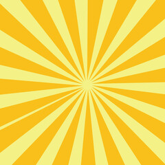 Abstract background with sunburst or radial burst pattern. Vintage sun ray and spiral sunrise, sunlight creative summer sunny. Flat ,graphic, with sharp, clean edges and retro or comic-inspired design