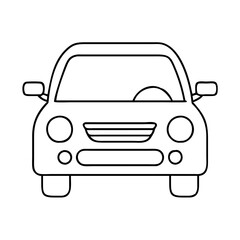 Obraz premium car icon, car vector illustration-simple illustration of car, perfect for car logos and icons