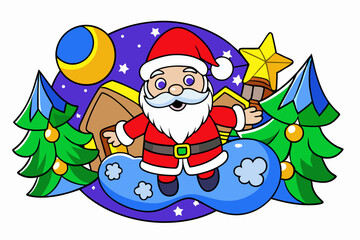 Santa Claus cartoon