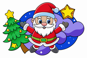 cartoon Santa Claus