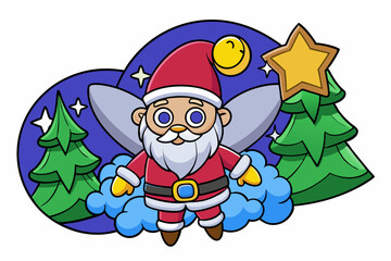 cartoon Santa Claus
