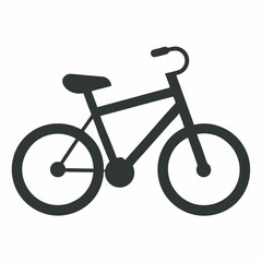 Fototapeta premium Bicycle cartoon vector isolated on white background