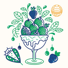 Full frame of assortment of healthy and fresh fruits fruit basket A woman breakfasts a fruit salad high in vitamins and fiber. Man shopping vegetables in groceries store 