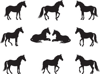 Horse Silhouette Vector | Galloping Horse Clipart SVG PNG

Running Horse SVG | Wild Horse Silhouette Vector for Cricut

Elegant Horse Outline | Equestrian Clipart Digital Download

Horse Vector Art | 