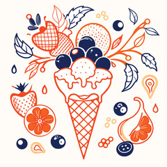 Full frame of assortment of healthy and fresh fruits fruit basket A woman breakfasts a fruit salad high in vitamins and fiber. Man shopping vegetables in groceries store 