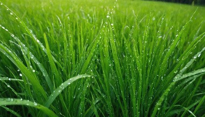 Fototapeta premium Close-up of grass growing in field 1