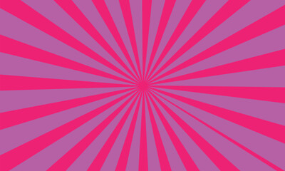 Vibrant Pink Sunburst Pattern Background. Ray star burst backdrop.