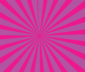 Vibrant Pink Sunburst Pattern Background. Ray star burst backdrop.