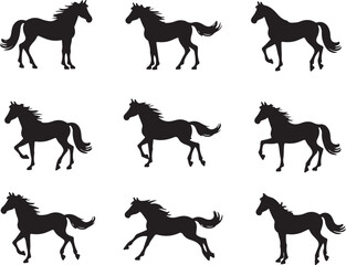 Horse Silhouette Vector | Galloping Horse Clipart SVG PNG

Running Horse SVG | Wild Horse Silhouette Vector for Cricut

Elegant Horse Outline | Equestrian Clipart Digital Download

Horse Vector Art | 