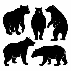 Fototapeta premium Black Silhouette Designs