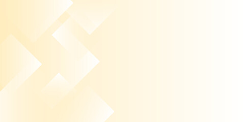 Fototapeta premium white and yellow triangle geometric technology pattern. Modern abstract vector long banner background. Futuristic technology concept graphic design.Trendy and vibrant modern style template..