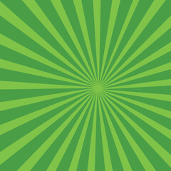 Dark green grunge sunbeam background.