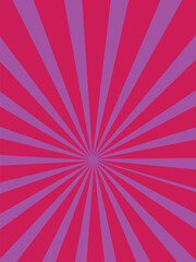 Fototapeta premium Vibrant Pink Sunburst Pattern Background. Ray star burst backdrop.