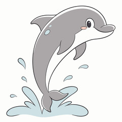 dolphin jumping out of water