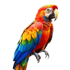 red and yellow macaw