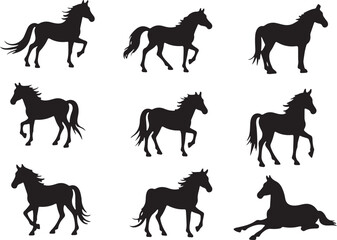 Horse Silhouette Vector | Galloping Horse Clipart SVG PNG

Running Horse SVG | Wild Horse Silhouette Vector for Cricut

Elegant Horse Outline | Equestrian Clipart Digital Download

Horse Vector Art | 