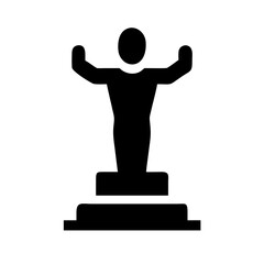 Achievement Statue Icon Design
