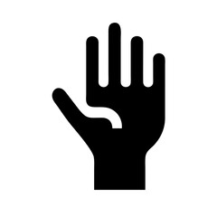 Raised Hand Icon Design