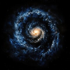 Obraz premium Real galaxy top view astronomy universe nebula.