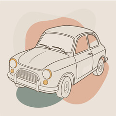 modern Clean beautiful Car  template vector illustration editable graphic design
