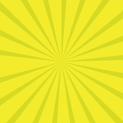 Vintage pop art yellow background. Banner vector illustration